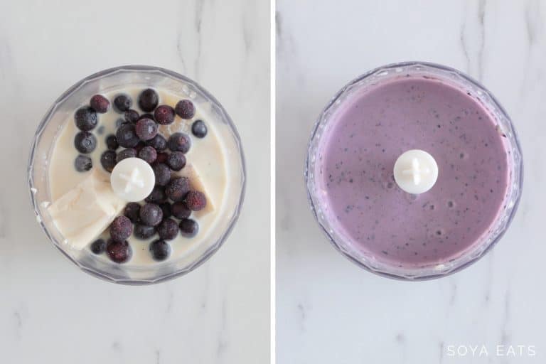 Blueberry Tofu Smoothie Soya Eats