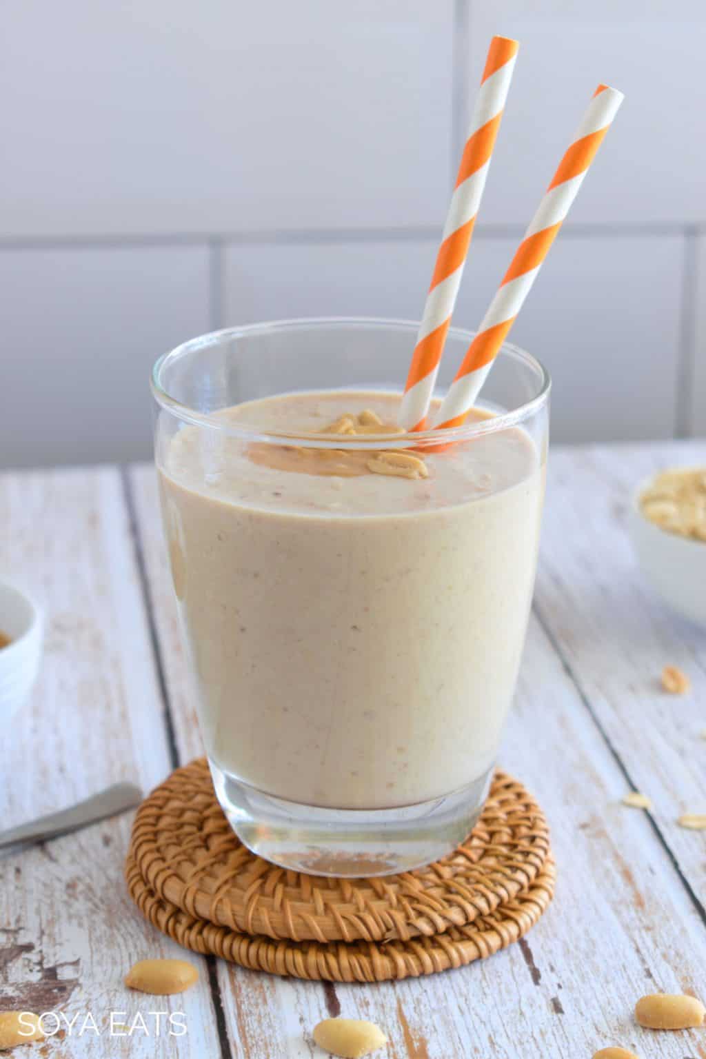 Peanut Butter Tofu Smoothie Soya Eats