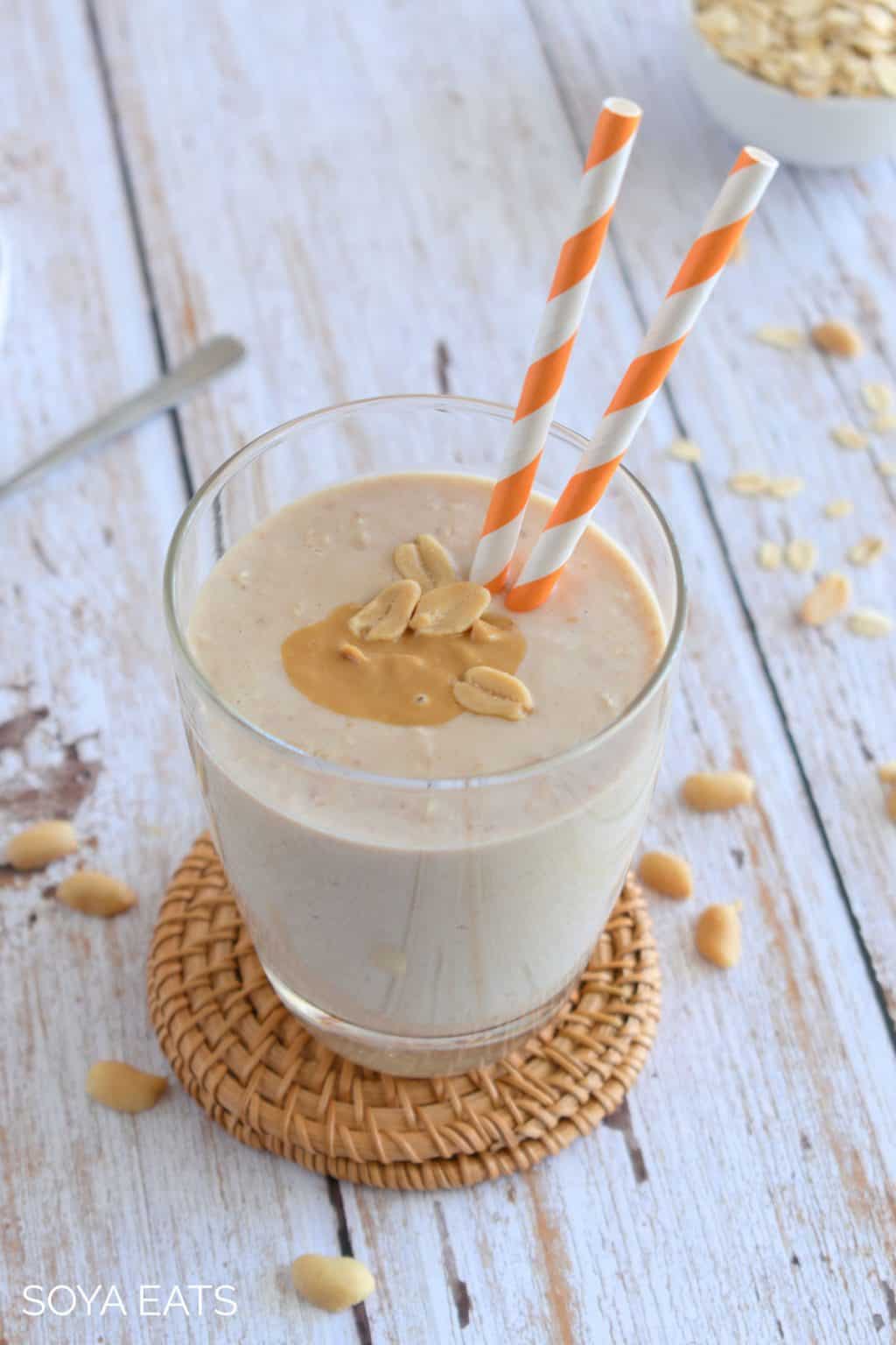 Peanut Butter Tofu Smoothie Soya Eats