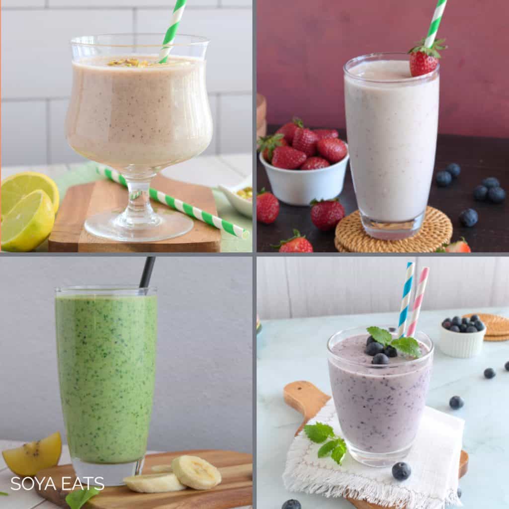 Spinach Tofu Smoothie Soya Eats